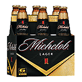 Michelob  lager, 6 12-ounce glass bottles Left Picture